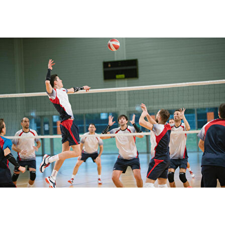Voleybol Topu - Beyaz/Kırmızı - V900