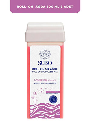 SUBO ROLL-ON SİR AĞDA  PUDRALI 3X100  ml