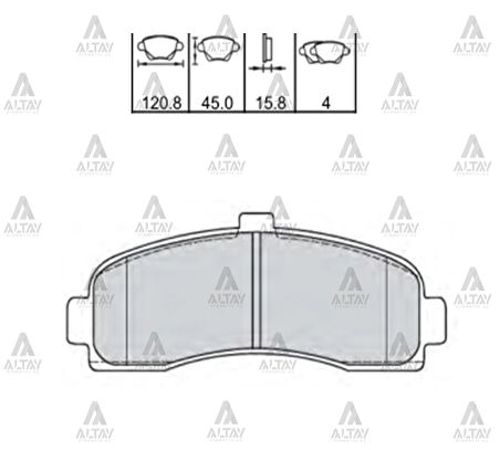 FREN BALATA MICRA 1992-2002 ÖN 41060 6F625