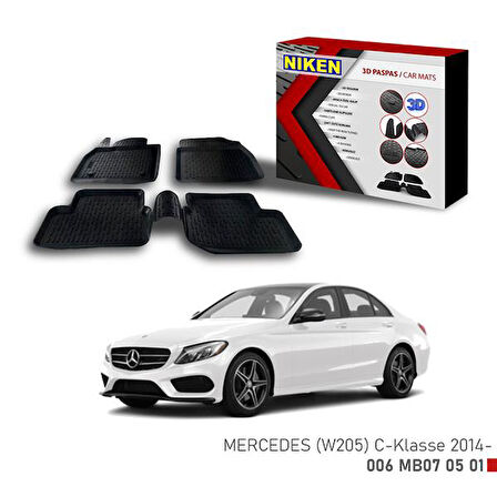 3D PASPAS MERCEDES W 205 C-KLASSE 2014-