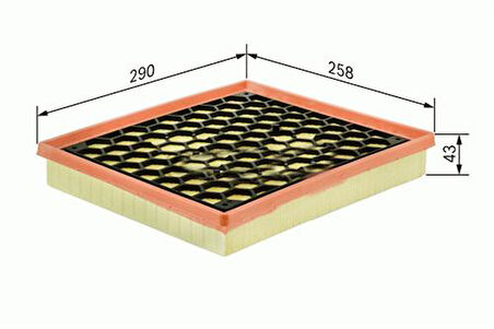 HAVA FILTRESI INSIGNIA A 1.6 1.8 A16XER B16XER A18XER B18XER 2009-2017 MALIBU 2.0-2.4 SAAB 9-5 2.0 95519048 834896 834647 55560894