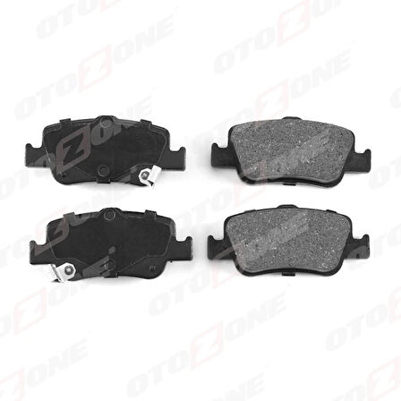 ARKA FREN BALATA TOYOTA AURIS. COROLLA 1.33L 1.6L 1NR-FE 1ZR-FAE NRE180 ZRE181 ZRE185 12- 1.4L 1ND-FTV D-4D NDE150 NDE180 07- 0446602180 0446602170 0446602181