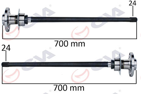 AKS ARKA SET ORS RULMANLI M131 SLX 2000 YENI MODEL KALIN RULMAN 85014774 (2 ADET)