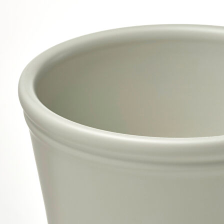 Toprak saksı, açık gri-bej, 9 cm