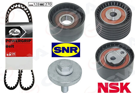 EKSANTRİK GERGİ KİTİ 128X270 LAGUNA 1998-2001 -MEGANE 1999SCENIC 2000-2003 -ESPACE 3 1.8-2.0 165 7701472292 7701473053 7701476674