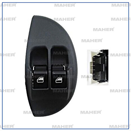 DÜĞME CAM AÇMA PALİO / SİENA (ÇİFTLİ) ÇERÇEVELİ SOL 717135614