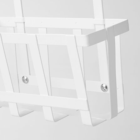 Asılabilir dolap düzenleyici, beyaz, 20x7,5x36