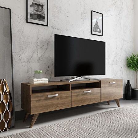 MOBİLYA GEZEGENİ SLEED TV ÜNİTESİ 150 CM Ceviz N4