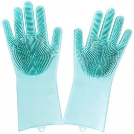 Magic Gloves Sihirli Bulaşık Eldiveni Mutfak Banyo Temizleme Fırçası Oto Ev iş Pratik