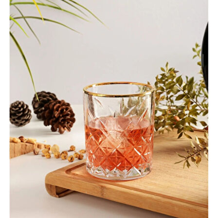 6'lı Kristal Meşrubat Bardağı 300 ml 