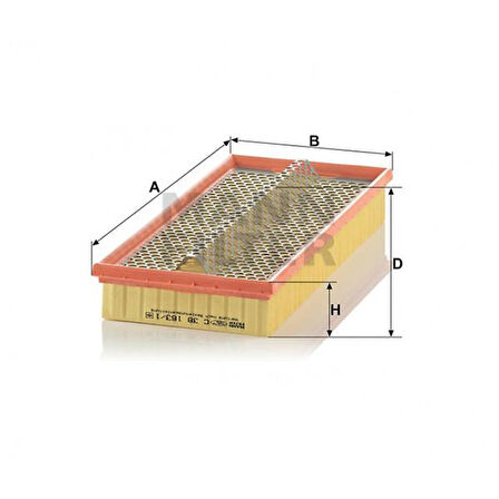 HAVA FILTRESI MERCEDES OM602 W201 W124 W460 W463 A6020940104