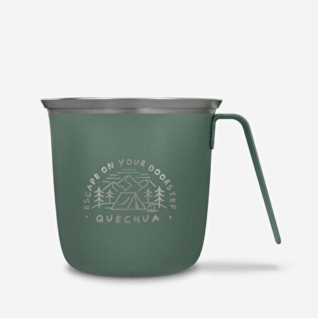 Outdoor Paslanmaz Çelik Bardak - 0,3 L - Yeşil - 500
