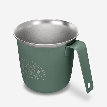 Outdoor Paslanmaz Çelik Bardak - 0,3 L - Yeşil - 500