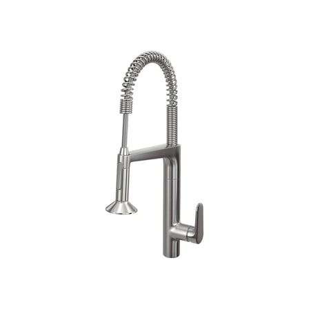 Eviye bataryası , metal rengi, 56 cm, spreyli ve spiralli