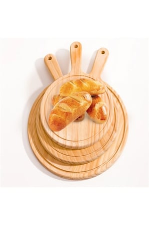Bambu Pizza Tepsi Kesim Ve Servis Sunum Tahtası