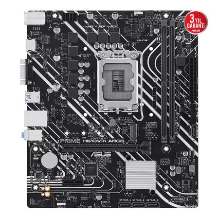 ASUS PRIME H610M-K ARGB LGA1700 DDR5 5600MHz M.2 HDMI mATX Anakart
