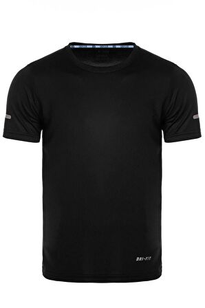 Genius Erkek Nem Emici Hızlı Kuruma Atletik Teknik Performans Spor T-shirt Drıfıt-kısakol