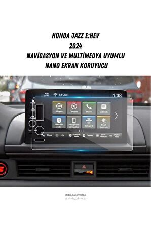 Honda Jazz e:HEV 2024 Navigasyon ve Multimedya Uyumlu Nano Ekran Koruyucu