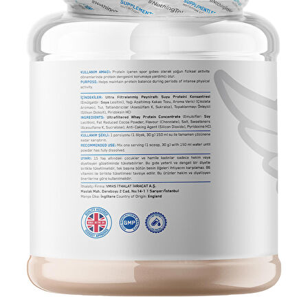 Supplementler.com Whey Protein 500 Gr - ÇİKOLATA