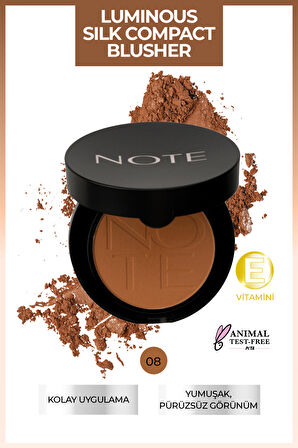 Note Luminous Silk Compact Allık 08 Bronze Show