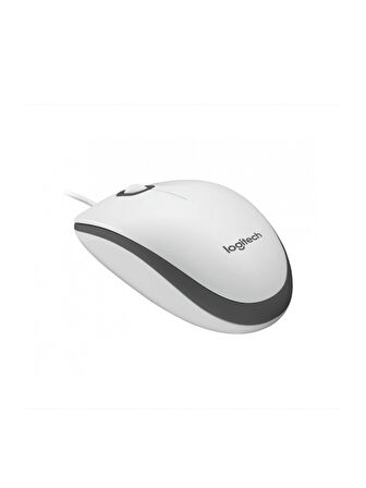 Logıtech 910-006764, M100 Beyaz, USB Kablolu, 1000DPI, Optik, 3 Tuşlu, Mouse