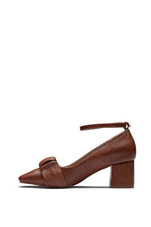 910 Kadın Bilekten Bağcıklı Topuklu Ayakkabı