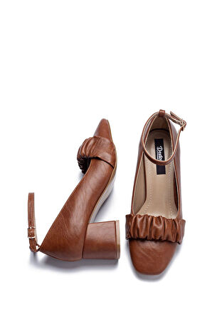 910 Kadın Bilekten Bağcıklı Topuklu Ayakkabı