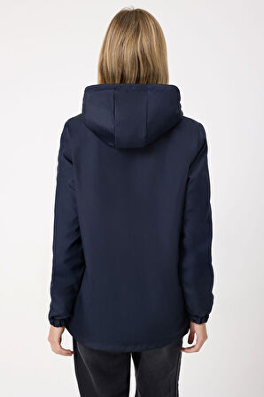 Spor Kadın Kürklü Su Ve Rüzgar Geçirmez Kapüşonlu Mont Parka