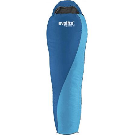 Evolite Nepal Pro -8C Uyku Tulumu Mavi Sağ