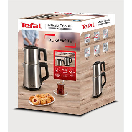 Magic Tea XL Gümüş Çay Makinesi