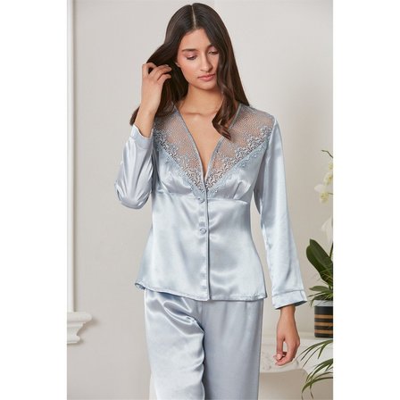 Pierre Cardin 6'lı Kaplı Gecelik Sabahlık Set 6425 Mist Renk