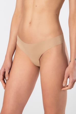 Türen Kadin Lazer Kesim Pamuklu String Külot 912/Vizon