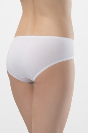 Türen Kadin Likrali Dantelli Bikini (2'li Paket) 961/Beyaz