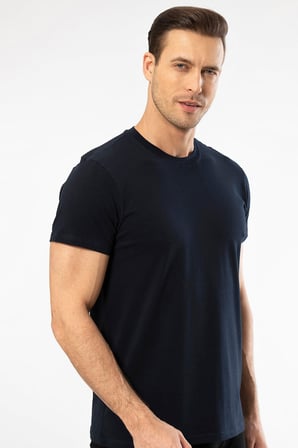 Cacharel Erkek Kisa Kollu T-shirt 1307/Lacivert
