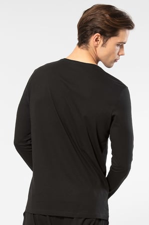 Cacharel Erkek Modal Pamuk V Yaka T-shirt 2243/Siyah