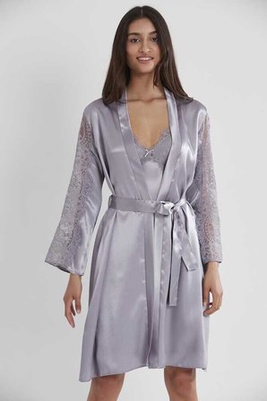 Pierre Cardin Sütyen Kaplı Sabahlık Gecelik 4025 Royal