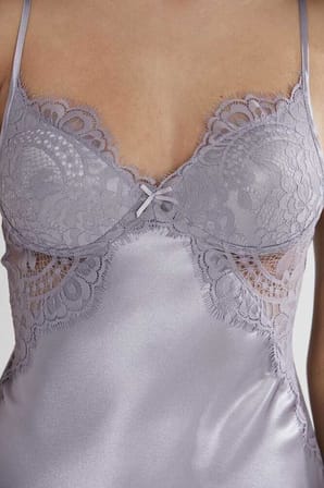 Pierre Cardin Sütyen Kaplı Sabahlık Gecelik 4025 Royal