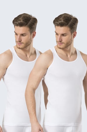Türen Erkek Spor Atlet 2'li Paket 131/Beyaz