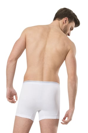 Türen Erkek Likrali Dügmeli Boxer 2'li Paket 135/Beyaz