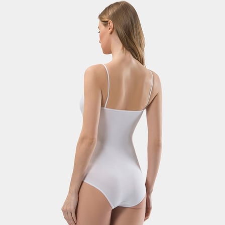 Türen Kadin Ip Askili Pamuklu Agrafli Body