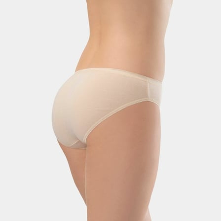 Türen Kadin Biyeli Pamuklu Bikini Külot 2'li Paket 270/Ten