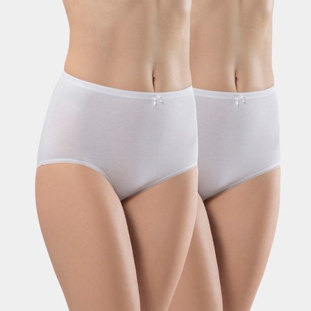 Türen Kadin Likrali Külot (2'li Paket) 281/Beyaz