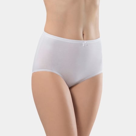 Türen Kadin Likrali Külot (2'li Paket) 281/Beyaz