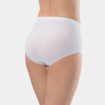 Türen Kadin Likrali Külot (2'li Paket) 281/Beyaz