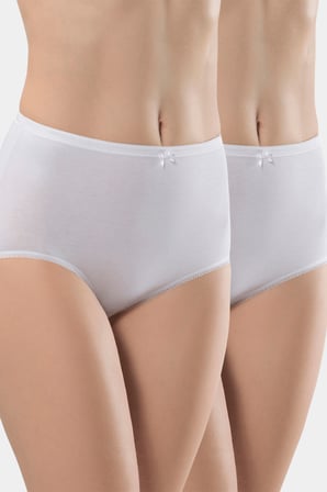 Türen Kadin Likrali Külot (2'li Paket) 281/Beyaz