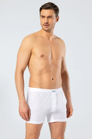 Cacharel Erkek Pamuk Modal Boxer 1204/Beyaz