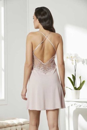 Pierre Cardin 5040 6'lı Modal Gecelik Sabahlık Çeyiz Seti Pudra