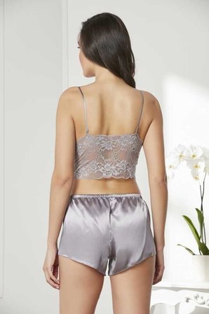 Pierre Cardin 4lü Gecelik Sabahlık Şort Çeyiz Set 7005 Royal