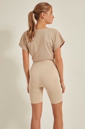 TEN MI Emay 3005 Soft Uzun Paçalı Boxer Korse