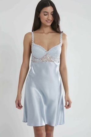 Pierre Cardin Midi Dantel Sabahlık Gecelik Set 4090 Mist
